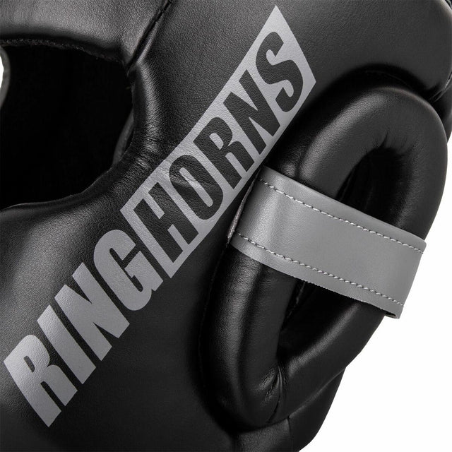 Black/White Ringhorns Charger Headguard