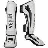 Venum Elite Shin Guards White/Camo