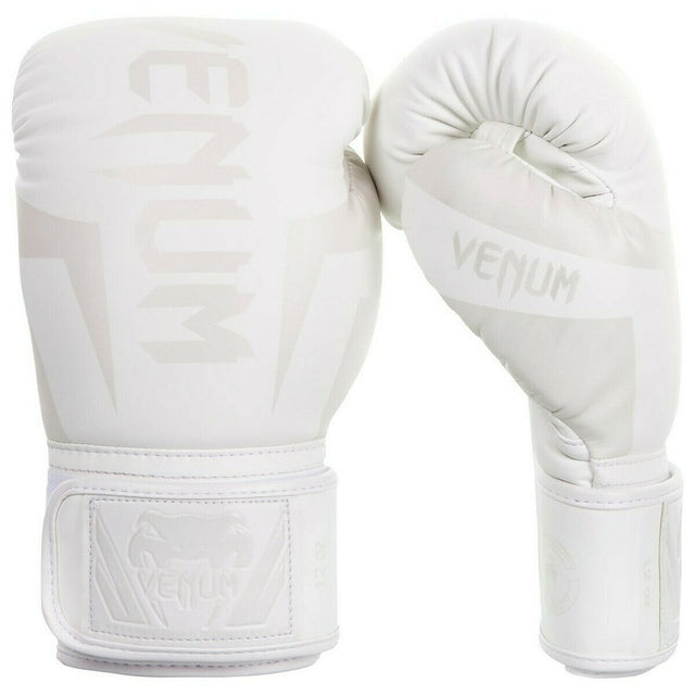 Venum Elite Boxing Gloves White/White