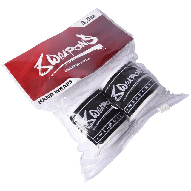 8 Weapons 3.5m Hand Wraps White