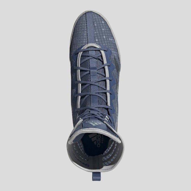 Adidas Box Hog 4 Boxing Boots Blue/Grey