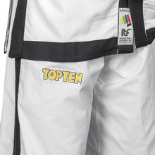 White Top Ten ITF Master Instructor Gold Edition Dobok
