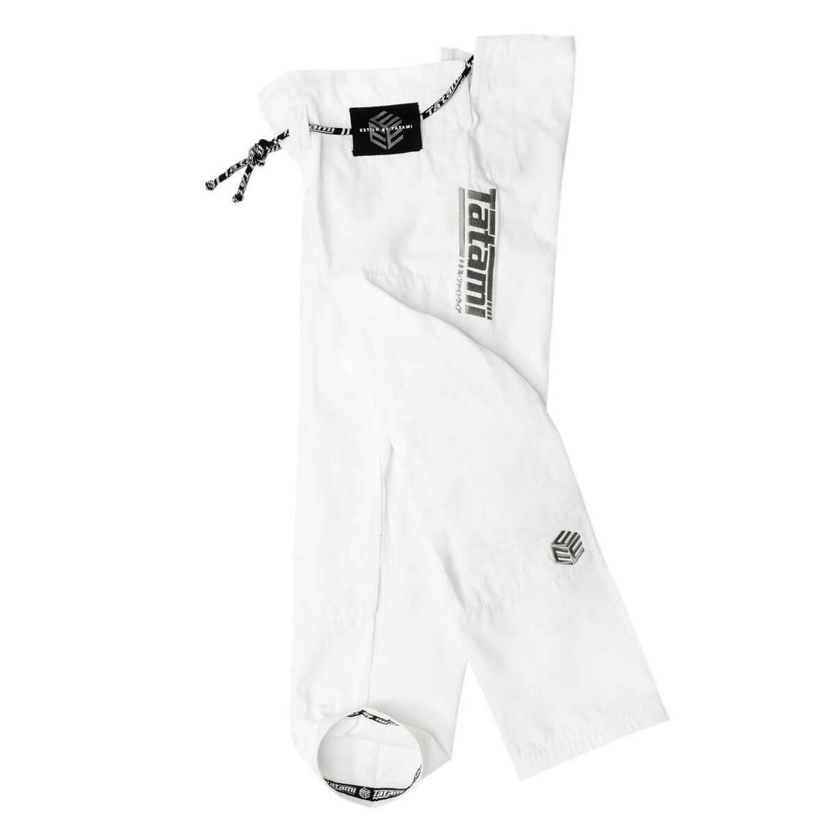 Grau auf weißem Tatami Fightwear Estilo Black Label Mens Bjj Gi