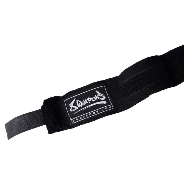 8 Weapons 3.5m Hand Wraps Black