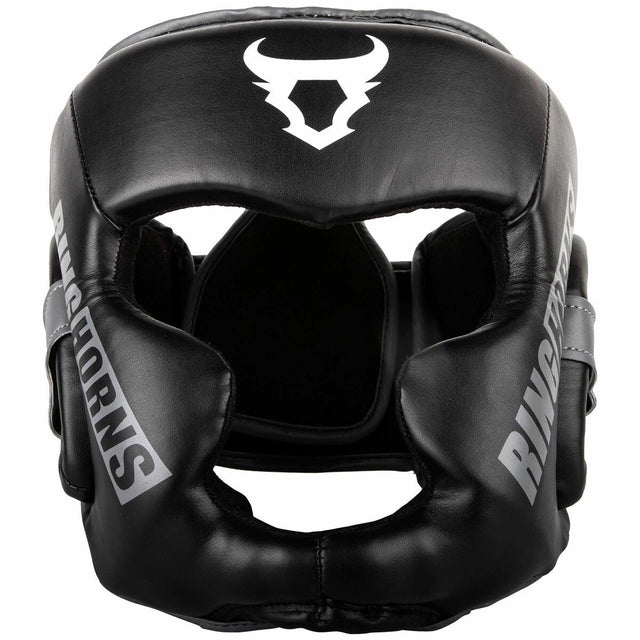 Black/White Ringhorns Charger Headguard