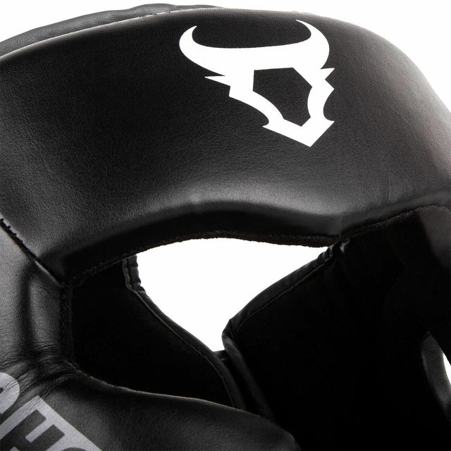 Black/White Ringhorns Charger Headguard