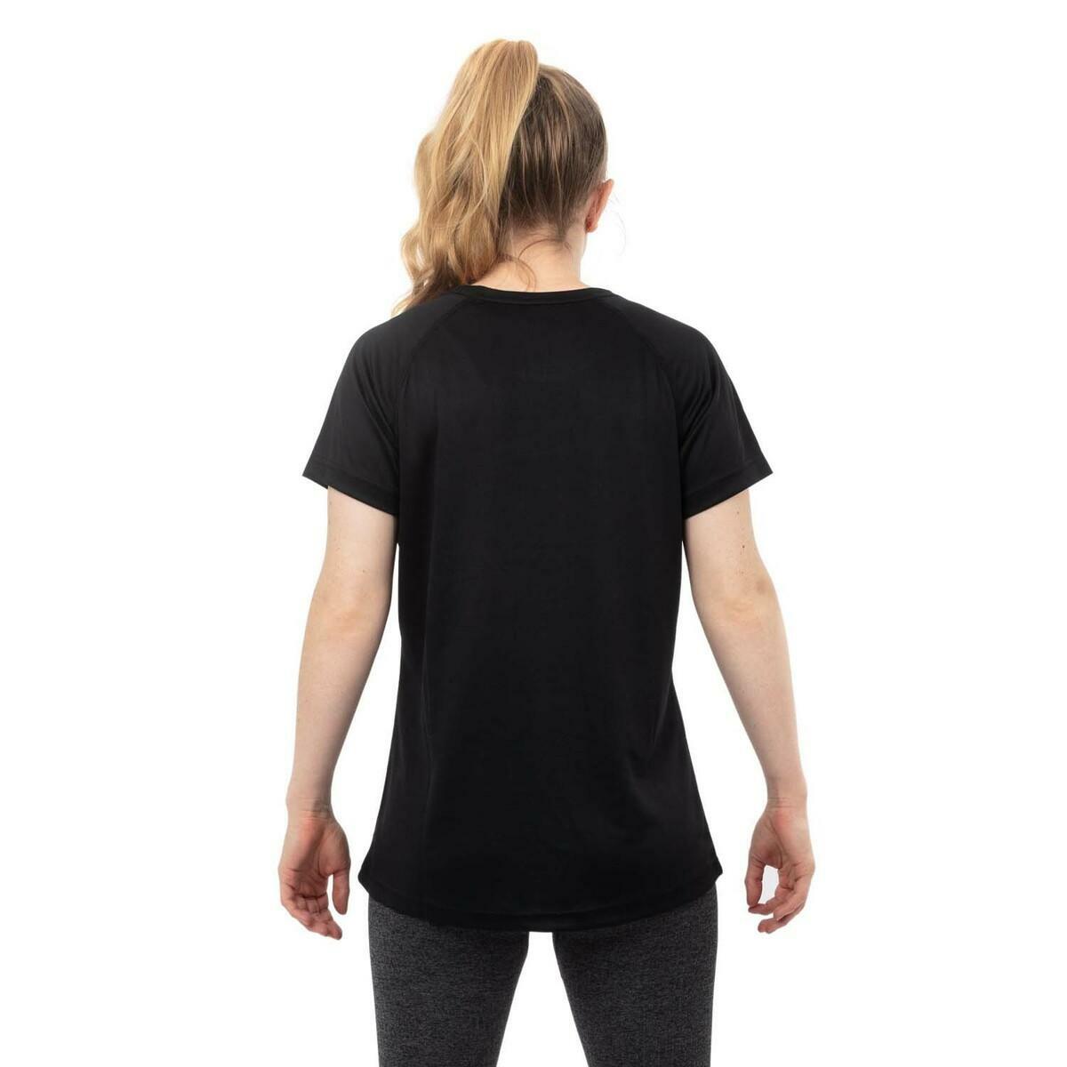 Schwarzer Tatami-Kampfweise Damen Dry Fit T-Shirt