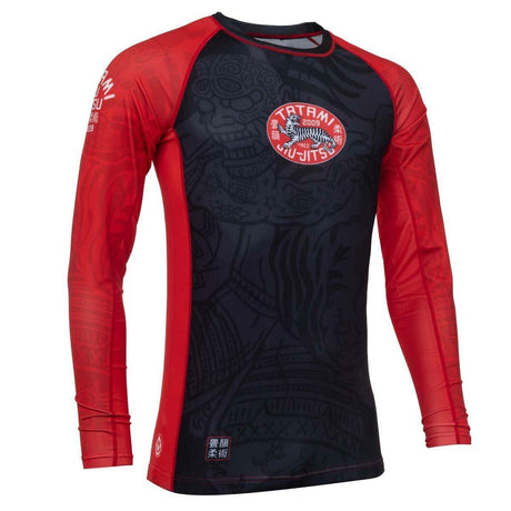 Black Tatami Takedown Tiger Eco Tech Recycled Rash Guard   