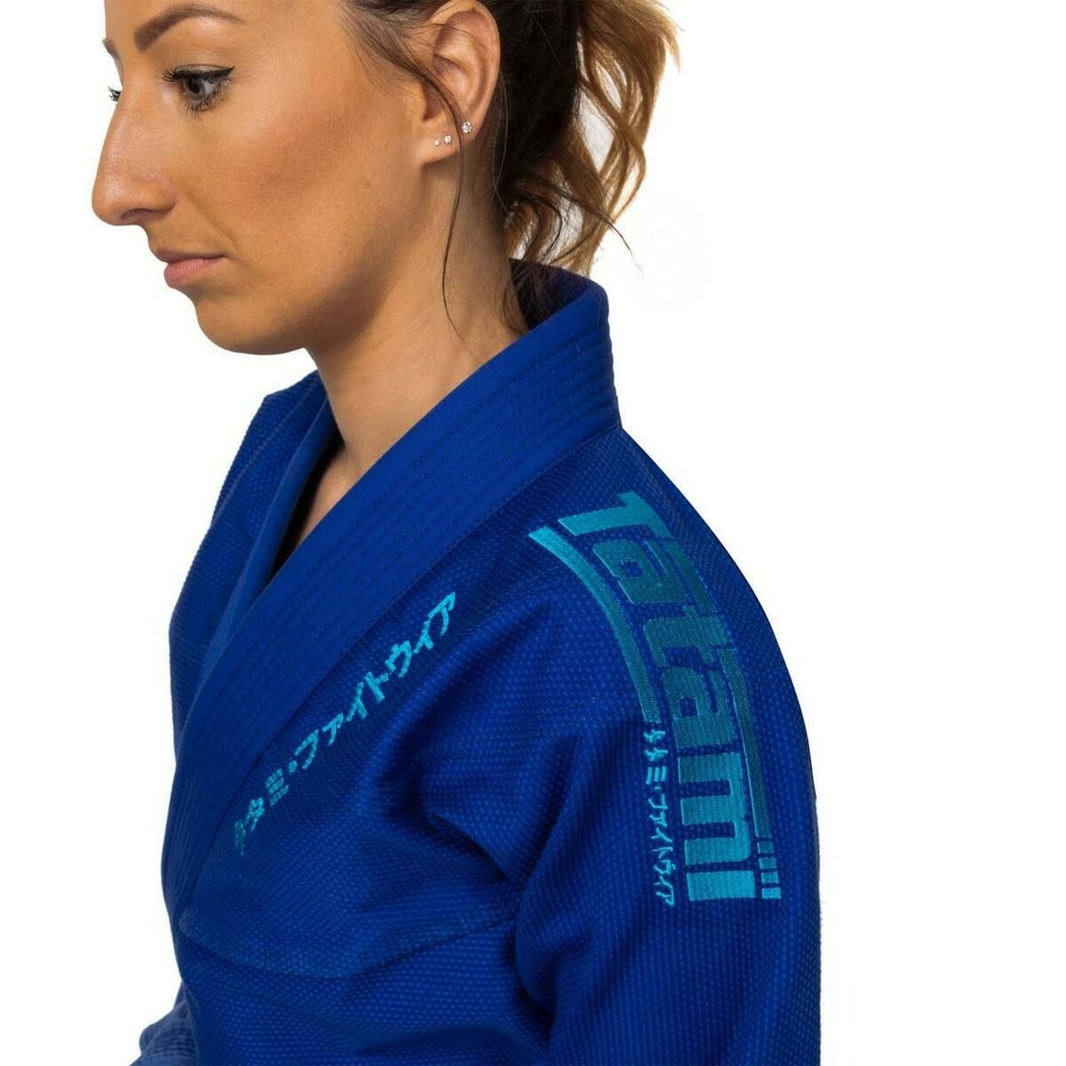 Blue/Blue Tatami Fightwear Estilo Black Label Ladies BJJ Gi   