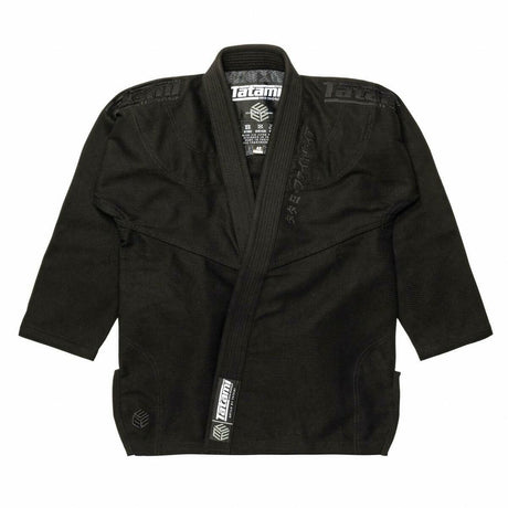 Schwarz auf schwarzer Tatami Fightwear Estilo Black Label Mens Bjj Gi