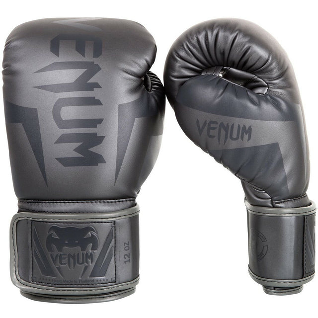 Venum Elite Boxing Gloves Grey/Grey