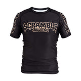 Scramble Drip Logo Rash Guard Black
