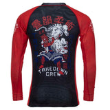 Czarny Tatami Takedown Tiger Eco Tech Recycled Rash Guard