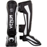 Venum Elite Shin Guards Black/White