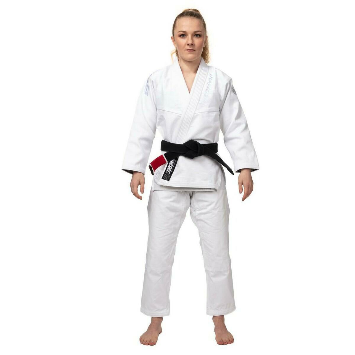 Tatami Fightwear Estilo Black Label Damskie BJJ Gi Biały/Biały