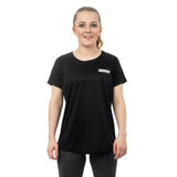 Schwarzer Tatami-Kampfweise Damen Dry Fit T-Shirt