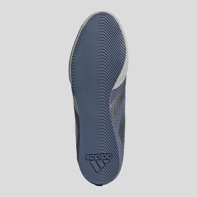 Adidas Box Hog 4 Boxing Boots Blue/Grey