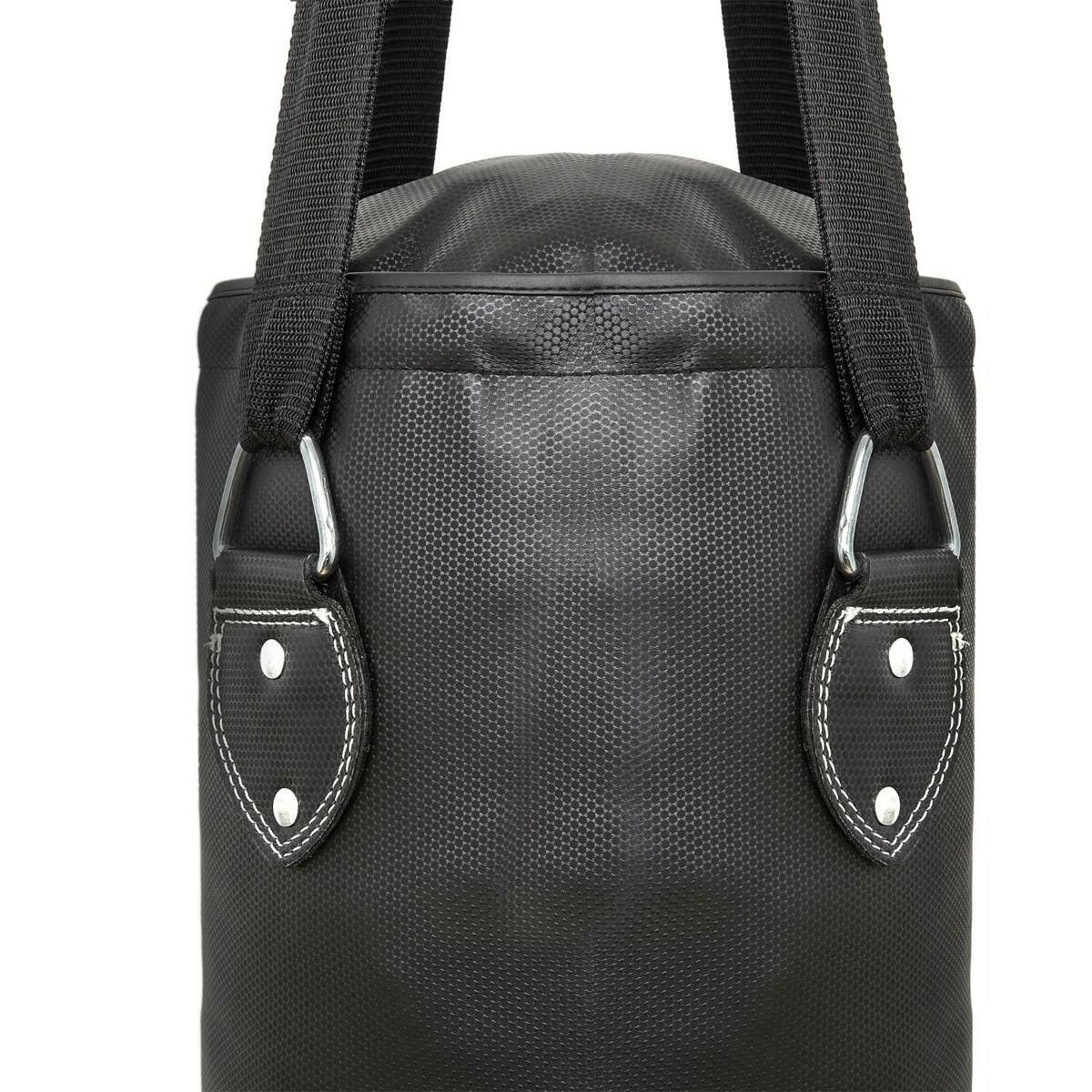 Reebok 4 pés de saco de punção e luvas de boxe preto/dourado