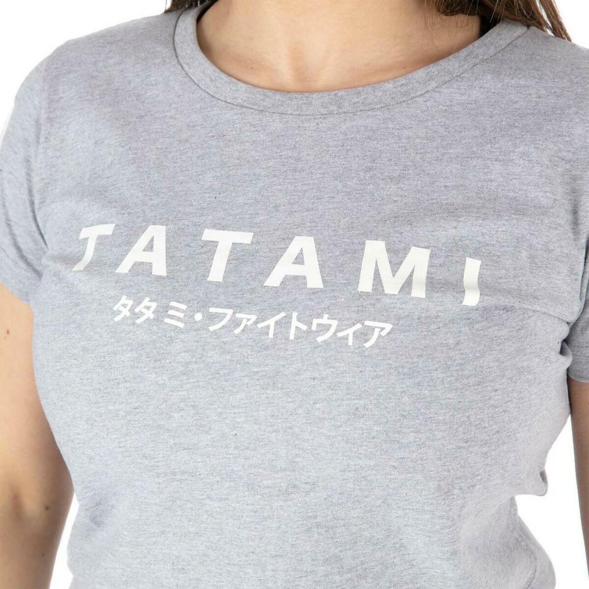 Grey Tatami Fightwear Ladies Katakana T-Shirt