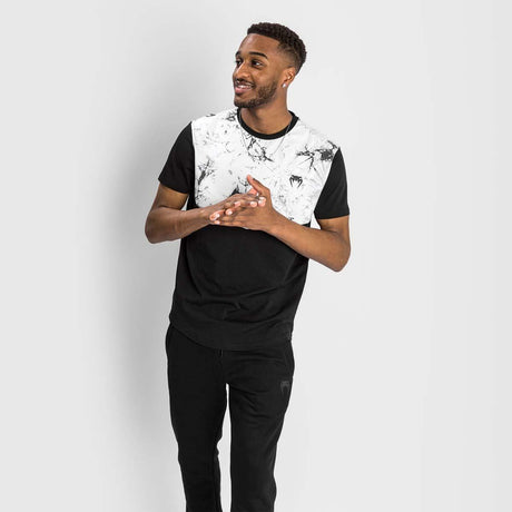 تي شيرت ليزر فينوم أسود/أبيض رخام