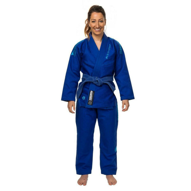 Blue/Blue Tatami Fightwear Estilo Black Label Ladies BJJ Gi   