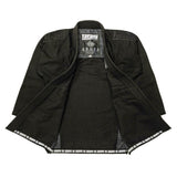 Zwart op zwarte tatami vechtkleding estilo zwart label heren bjj gi