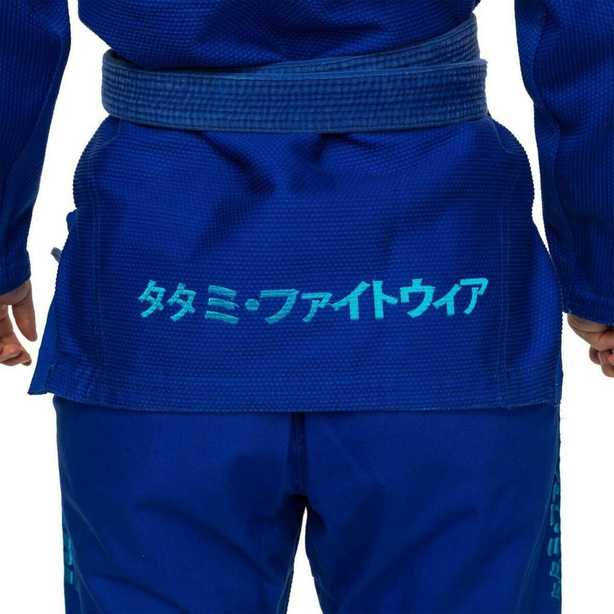 Blue/Blue Tatami Fightwear Estilo Black Label Ladies BJJ Gi   