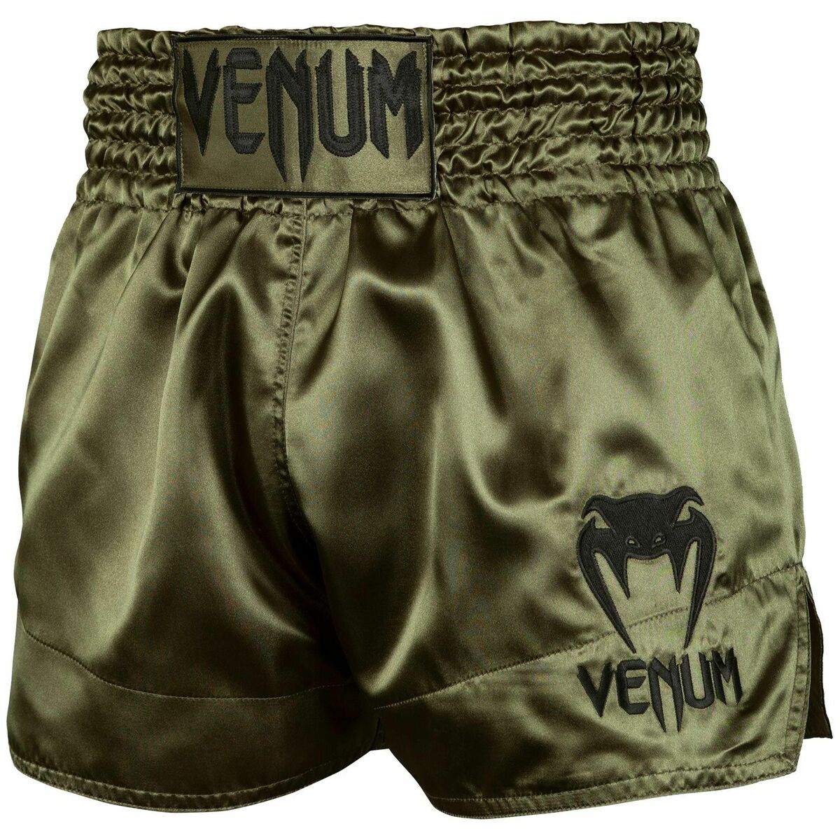 Venum Klassische Muay Thai Shorts Khaki/Schwarz