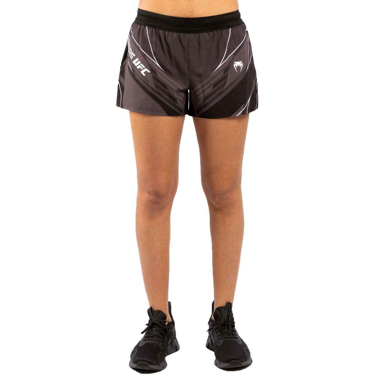 Venum ufc réplica shorts de treinamento feminino preto