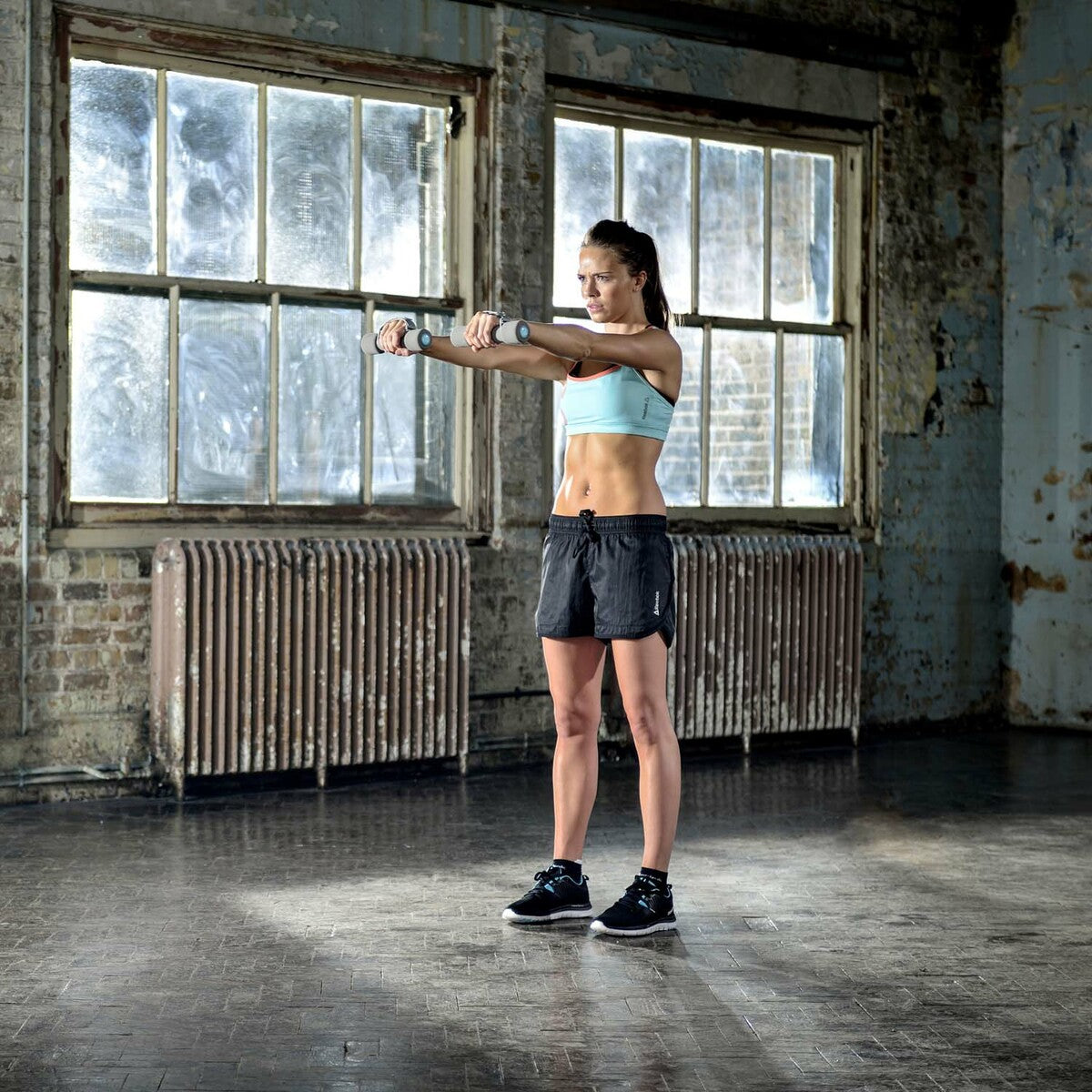 Reebok softgrip 1 кг гамбелів синій