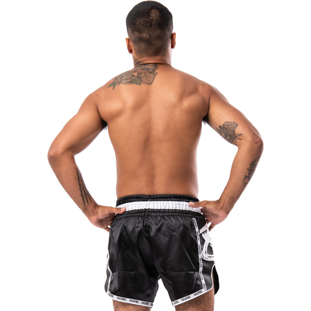8 Weapons Black Night 2.0 Carbon Muay Thai Shorts