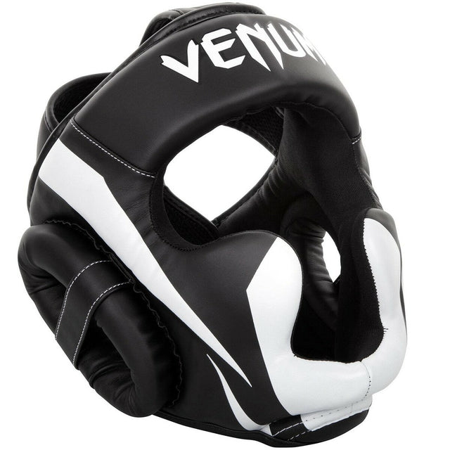 Venum Elite Head Guard Black/White