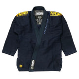 Gold on Navy Tatami Fightwear Estilo Black Label Mens BJJ GI