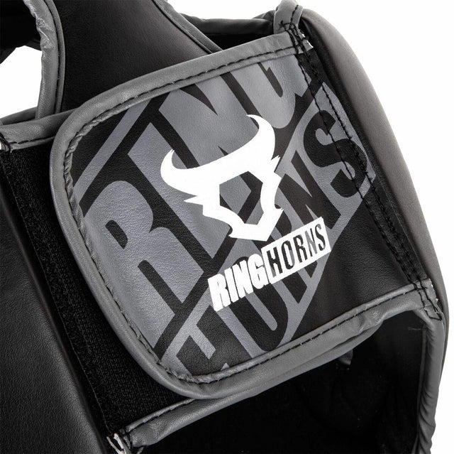 Black/White Ringhorns Charger Headguard