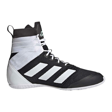 Schwarz-weiße adidas speedex 18 Boxstiefel
