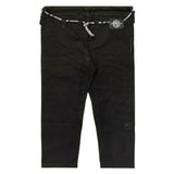 Zwart op zwarte tatami vechtkleding estilo zwart label heren bjj gi