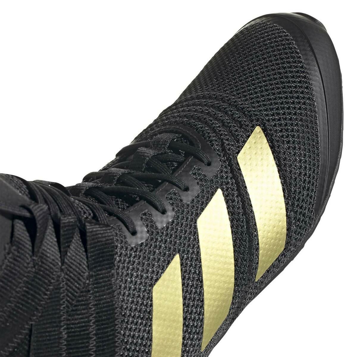 Black-Gold Adidas SpeedEx 18 Boots de boxe