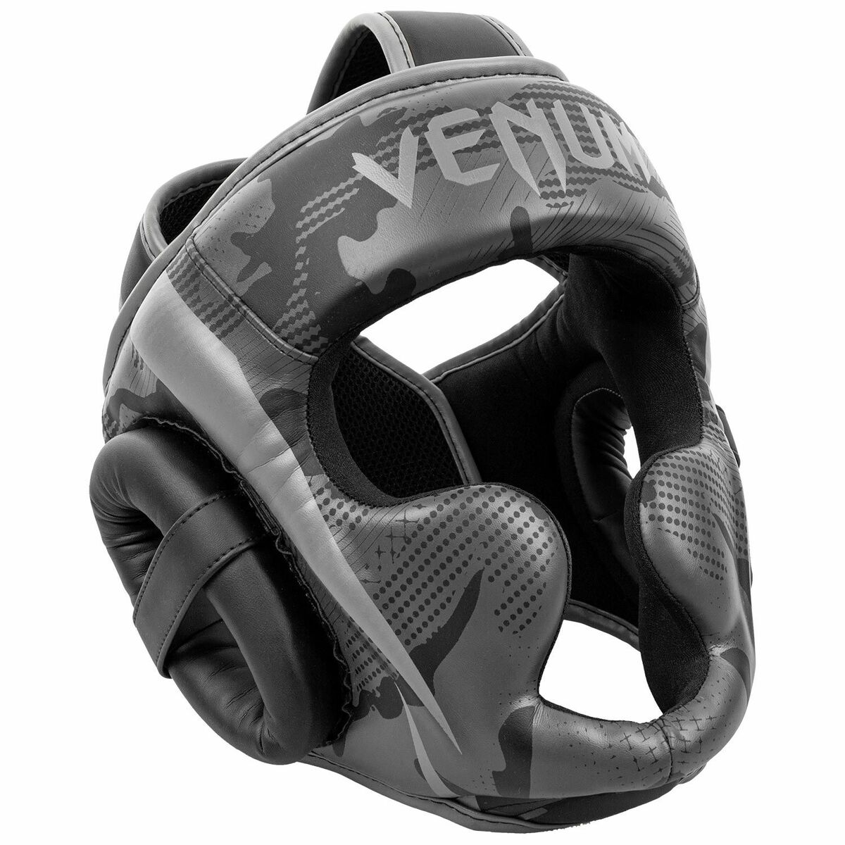 Camo Venum Elite Head Guard Schwarz/Dunkel