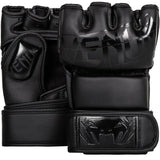 Venum Undisputed 2.0 Leather MMA Fight Gloves Black/Black