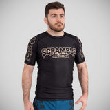 Scramble Drip Logo Rash Guard Black