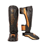 Venum Elite Evo Schinguards Siyah