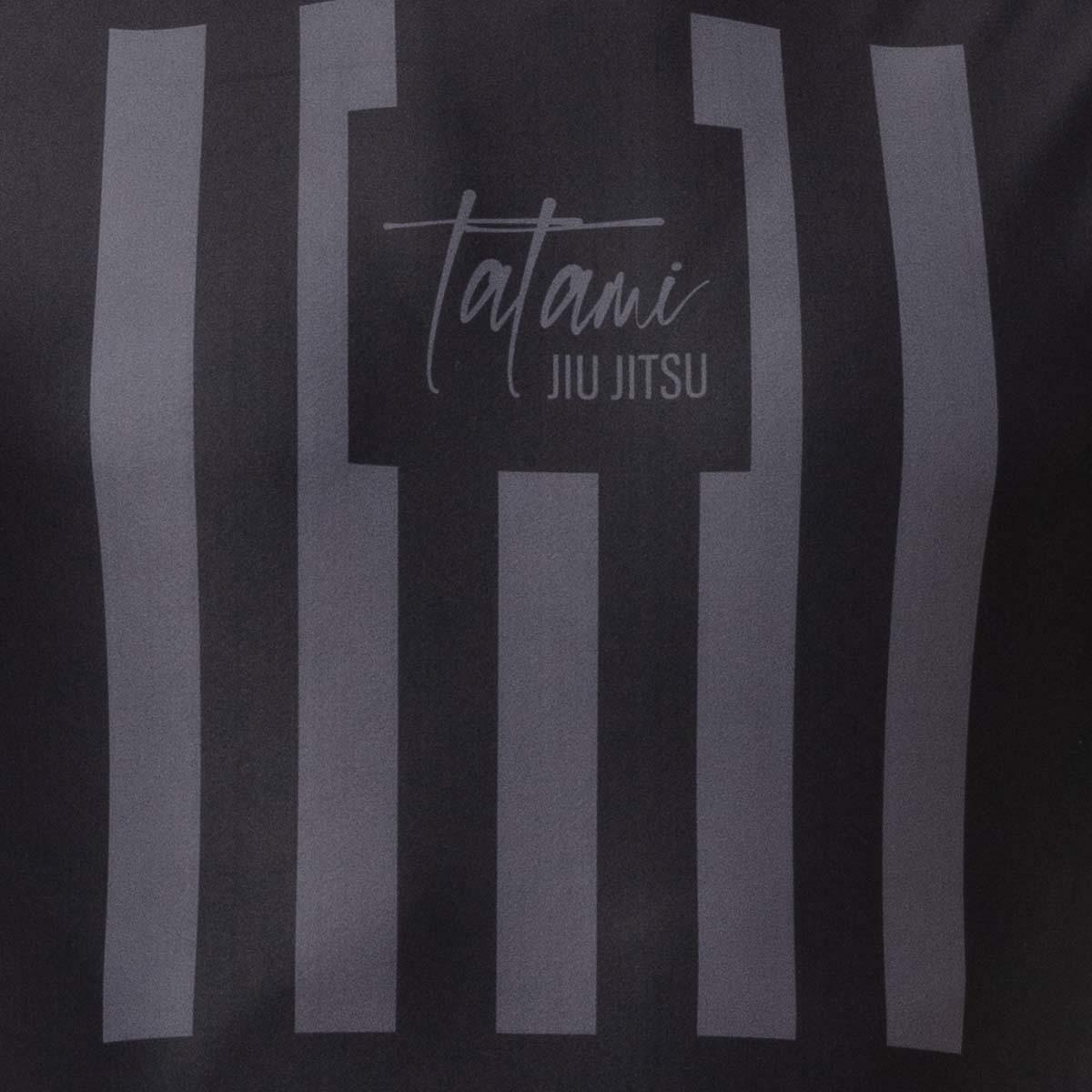 Zwarte tatami -besturingselement met korte mouwen uitslag