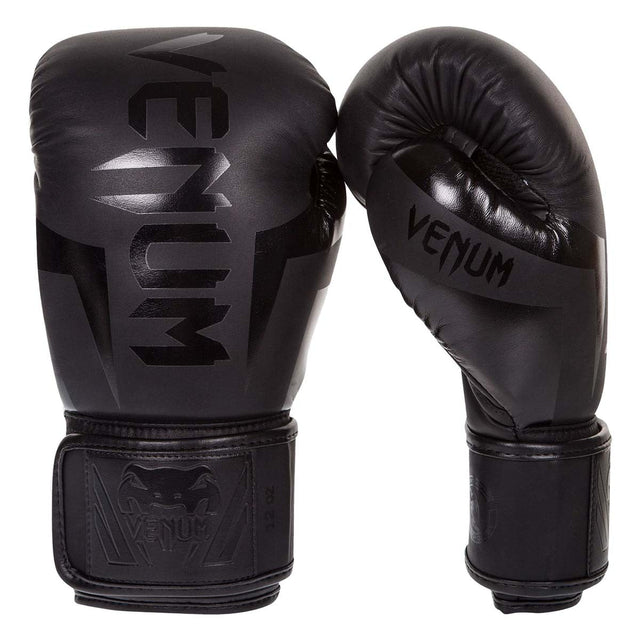 Venum Elite Boxing Gloves Black/Black