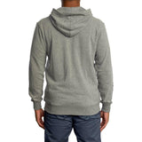 Graues RVCA Swift Reißverschluss Hoodie