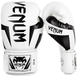 Venum Elite -Boxhandschuhe weiß/schwarz