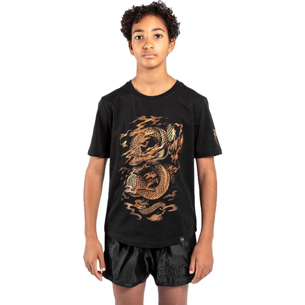 Venum Dragon's Flight Kids T-Shirt Siyah