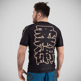 Scramble Drip Logo Rash Guard Black