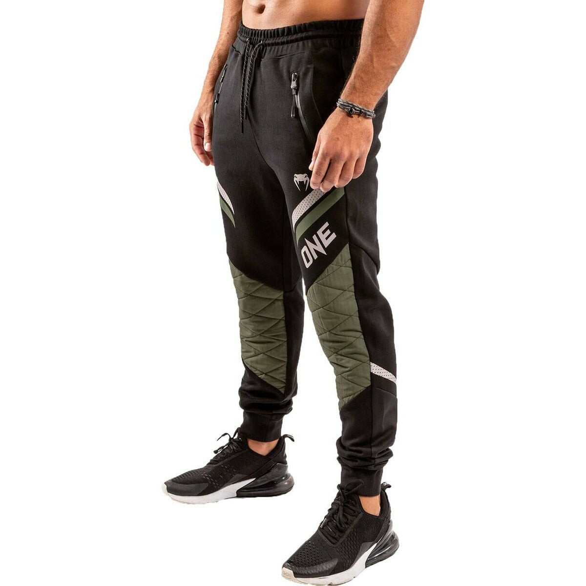 Schwarz/Khaki Venum Ein FC Impact Joggers