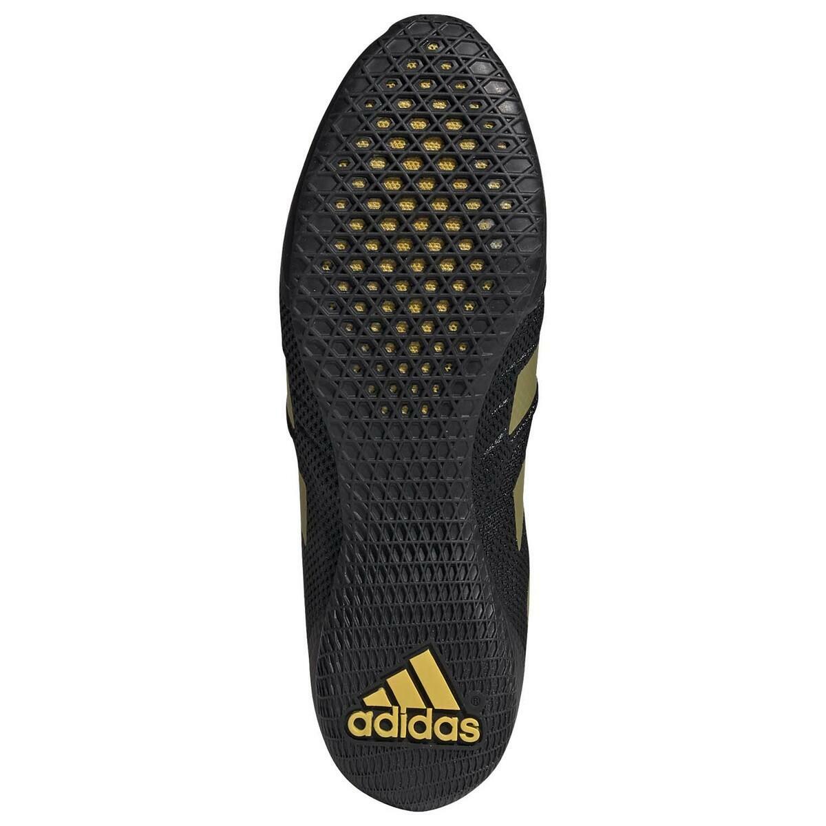 Black-Gold Adidas SpeedEx 18 Boots de boxe