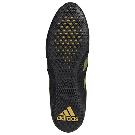Schwarz-Gold Adidas Speedex 18 Boxstiefel